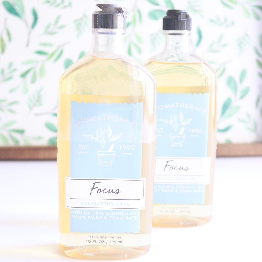 BBW | Focus Eucalyptus & Tea Essential Oil Foaming Body Wash NWT | 10 fl oz - Picture 9 of 9